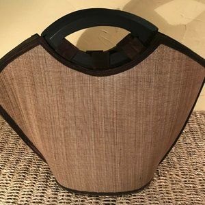 Natural Grasscloth Handbag – Mad By Design